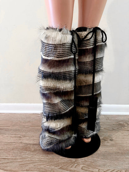 CEDER Faux Fur & Snake Embossed Luxe Set