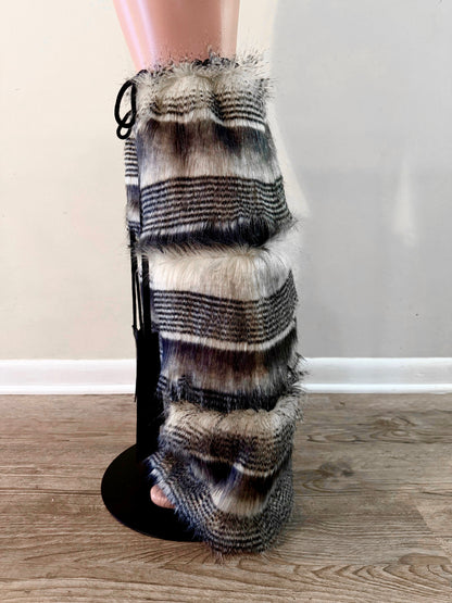 CEDER Faux Fur & Snake Embossed Luxe Set