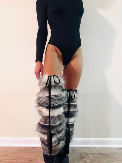 CEDER Faux Fur & Snake Embossed Luxe Set