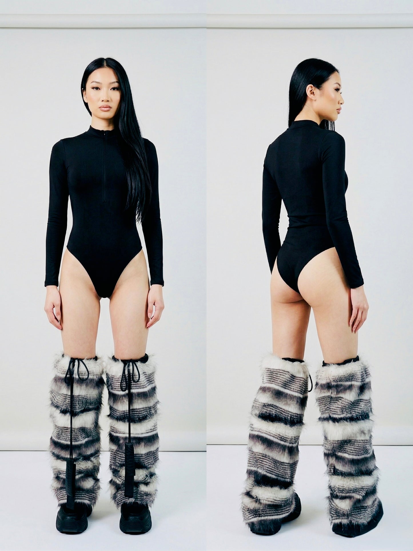 CEDER Faux Fur & Snake Embossed Luxe Set
