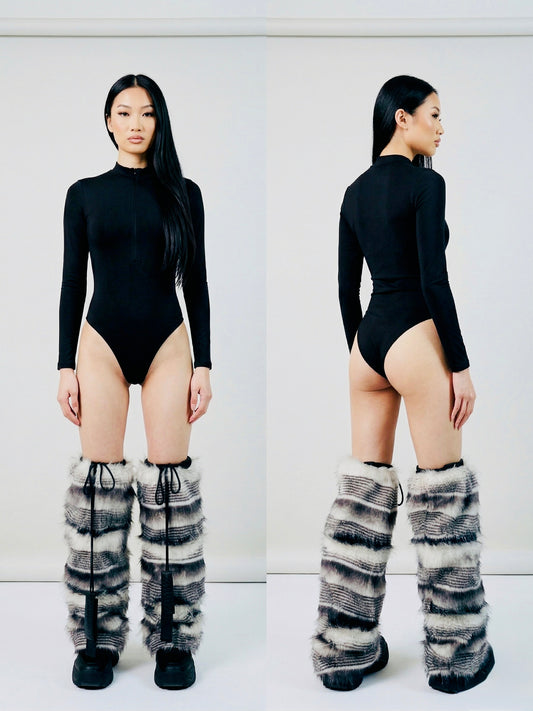 CEDER Faux Fur & Snake Embossed Luxe Set