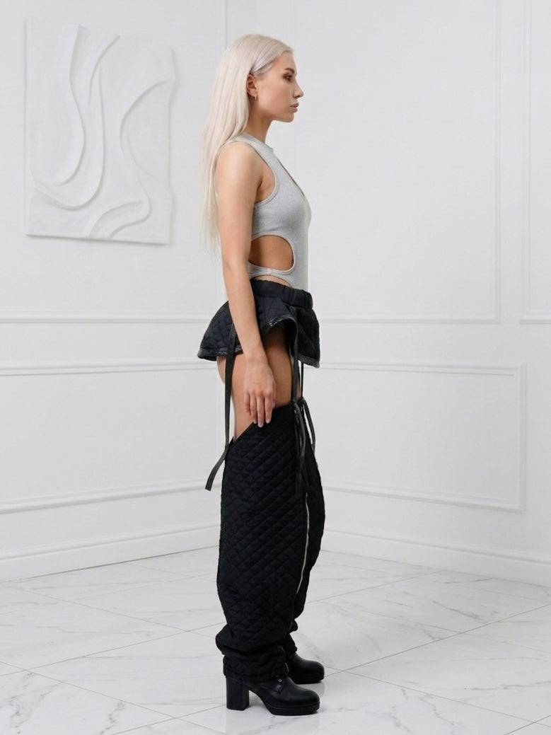 DARKO Suspended leg warmers