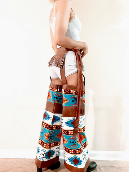 ADONDIS Suspended leg warmers flared leg